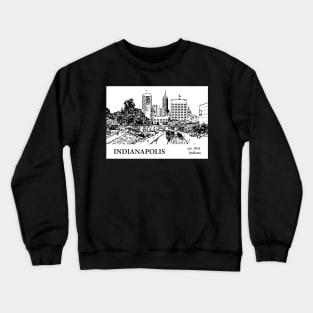 Indianapolis - Indiana Crewneck Sweatshirt